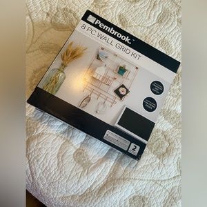 Rose gold office organizer